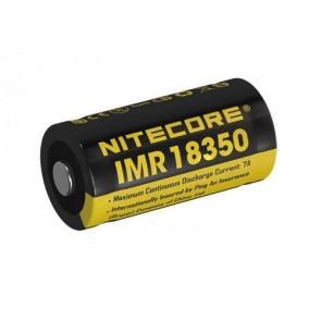 Nitecore IMR18350 3.7V Rechargeable Battery - 700mAh (2 Pack)