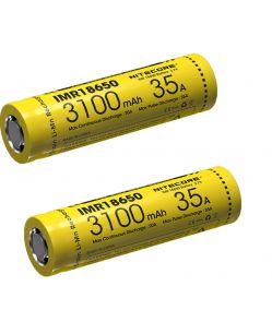 Nitecore IMR18650 35A Battery - 3100mAh (2 Pack)