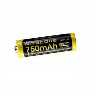 Nitecore NL1475R 14500 Micro USB Battery - 750mAh