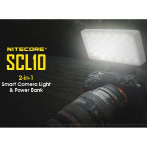Nitecore SCL10 2-in-1 Smart Camera Light & Power Bank